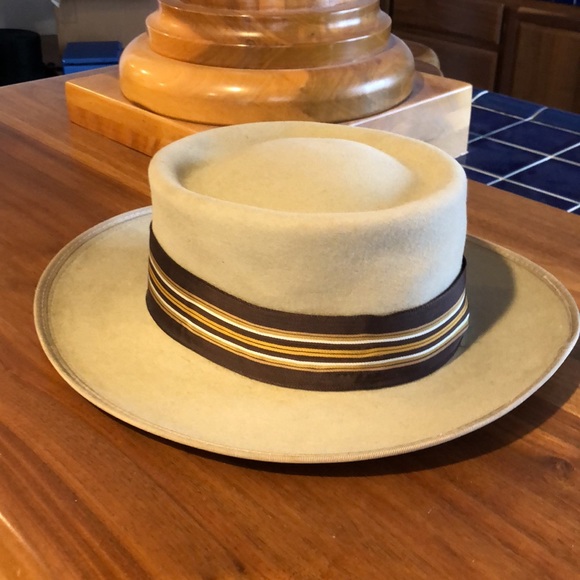 Vintage Stetson The Sovereign sz 6 7/8 approx Fur Felt!! - Picture 4 of 9